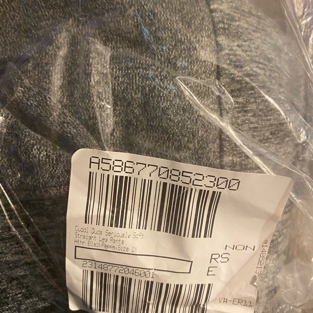 New Cuddl Duds Seriously Soft Straight leg Pants 1X - Picture 4 of 5